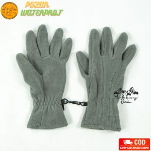 Outdoor Sarung tangan Polar fleece hangat tahan dingin - hiking gloves kegiatan outdoor naik gunung