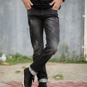 Celana Panjang Jeans  Pria  Black Viper Slimfit