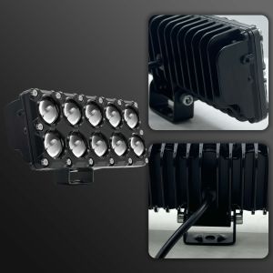 Laser Gun MDL Mini Driving Light Hi/Lo 60W Super Bright Auxiliary Light For Motor