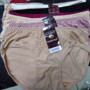 5 Quần Sịp Nữ 45kg Đến 53kg 30143 Thun lạnh Phối Ren Mềm Mịn Mát MarketOnline68