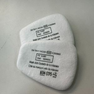 [ Tặng găng tay cấp 1] Bộ Mặt nạ phòng độc nửa mặt 3M 6100 - 2 phin lọc chống lại các mối nguy dạng bụi hơi và khí (Xem clip hướng dẫn Lắp hoặc liên hệ shop)