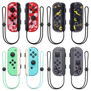 Switch Controller for Nintendo Joycon Controller with Macro Motion Control Alternative for Switch Joycon Control Replace for Joycon Switch Oled Joy Cons Grip Handle Animal Crossing Grey + 2 Thumb Joystick Grip Caps - Lazada