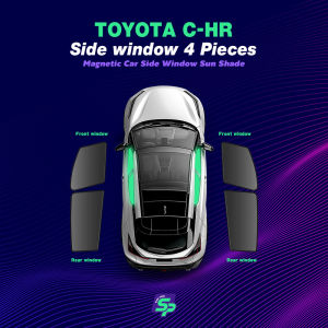 TOYOTA C-HR Magnetic Custom Fit Sunshade Magnetic Car Side Window Sunshade Sun Protection Easy installation
