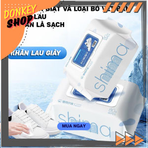 (80 Tờ) Khăn Ướt Đa Năng Lau Sạch Vết Bẩn Cho Giày Dép Trắng Sáng Như Mới SHIMA - Tiện Dụng Hiệu Quả Cao