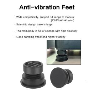 4PCS Vibration Absorption Pads for Lab X1/P1 mini 3D Printers Anti Shock Rubber Foot Pad