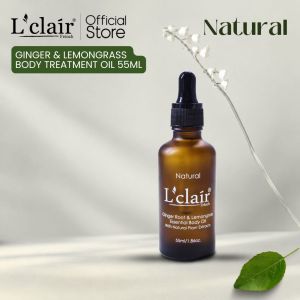 Lclair Ginger & Lemongrass Essential Body Oil 55ml