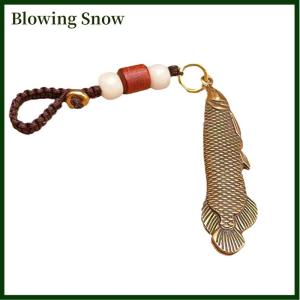 Blowing 1PCS Retro Charm Brass Fish Charms Pendant DIY Ornament Miniature Keychain Jewelry Home Decoration Craft Souvenir Gift