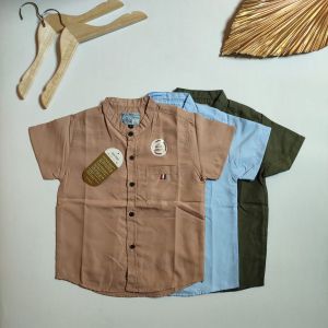 KEMEJA ANAK LAKI LAKI FLANEL IMPORT USIA 1 sampai 10 tahun BAJU ANAK LENGAN PENDEK.