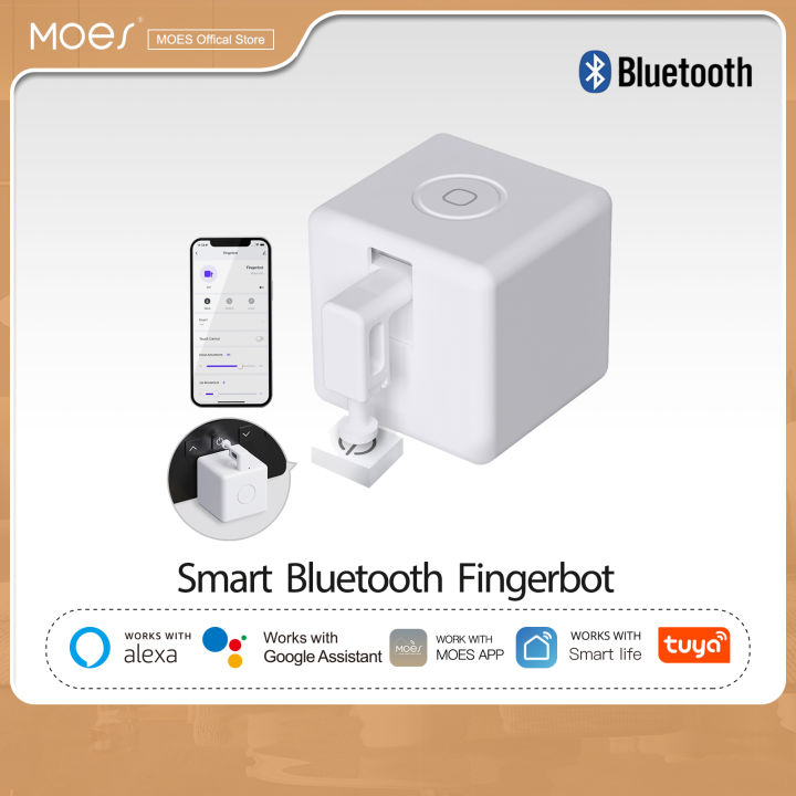 Moes Tuya Smart Fingerbot Plus Wireless Switch Bot App Control Pusher Moes Tuya Smart Fingerbot Plus Wireless Switch Bot App Control Pusher