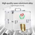 Household Medicine Box Aluminum Alloy Double Open Multi-Layer Medicine Cabinet Wall-Mounted First Aid Storage Box. 