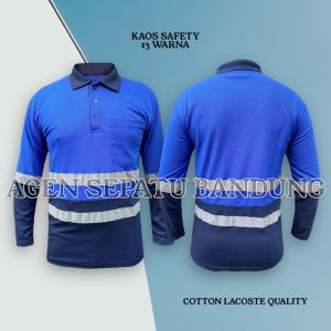 BAJU KERAH POLO SAFETY FIRST INDONESIA TERBARU 2 WARNA KOMBINASI