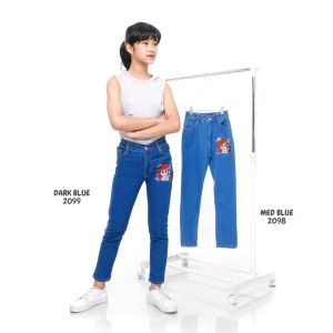 Celana Jeans Anak Perempuan Celana Panjang Anak Perempuan Fashion Anak Perempuan NomenaKids 2098-99