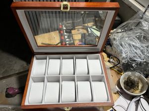 [ Mẫu mới 2025] HỘP ĐỰNG ĐỒNG HỒ 12 NGĂN GỖ HƯƠNG ĐÁ CAO CẤP