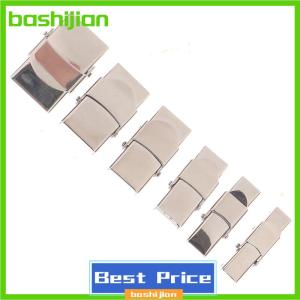 bashijian 10 chiếc móc kẹp hàm bằng thép móc cài dây đồng hồ khóa ren kết nối trang sức tự làm