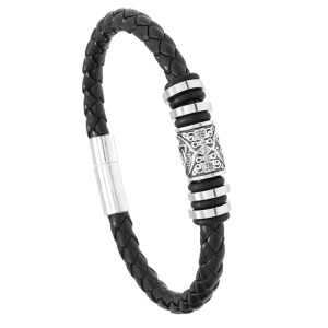 Genuine Punk Leather Bracelet For Men Personality Vintage Jewelry