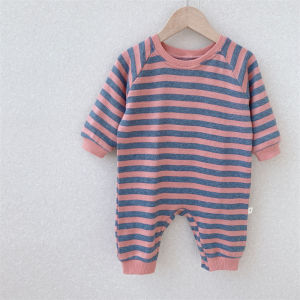 Infant spring and autumn clothing baby jumpsuit Korean-style childrens clothing autumn baby cardigan romper boys onesie