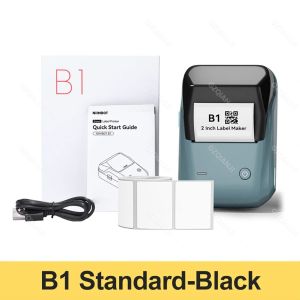 2inch 58mm Mini Label Thermal Printer Niimbot B1 Portable Self-Adhesive Printer For Stickers Round Labels Rolls UV Tag Bluetooth Wireless Mobile iOS Andriod PC Printing