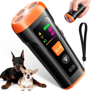 Dog Bark Deterrent Devices 3X Anti Barking Device for Dogs Ultrasonic Dog Training Up to 50FT Bark Control Dog Barking Silencer Correct Bad Behavior Indoor Outdoor Portable Dog Barking Sper