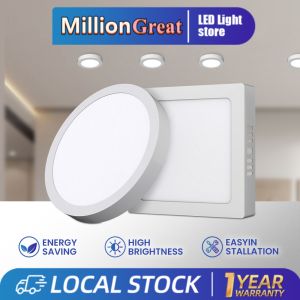 LED Surface Downlight 24W 18W 12W 6W LED Ceiling Light Built-in Driver Panel Light Cold White For Kitchen Bedroom