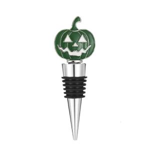 Unique Metal Pumpkin Shape Wine Bottle Stopper Halloween Decoration Item Practical Kitchen Accessory Gift