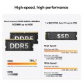 Mini PC Gaming Geekom A6 AMD Ryzen 7 6800H Ram 32GB DDR5 SSD 1TB NVME Windows 11 Pro Original. 