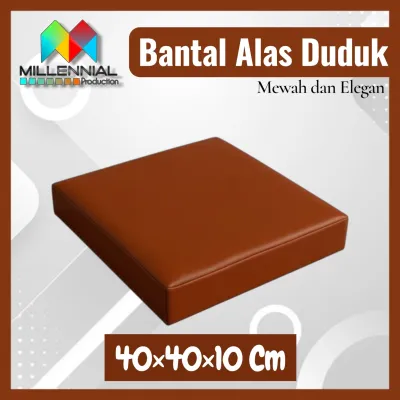 Bantal alas lesehan kotak tebal 10 cm Bantal alas duduk dikursi bantal multifusngsi Bahan kulit sintetis
