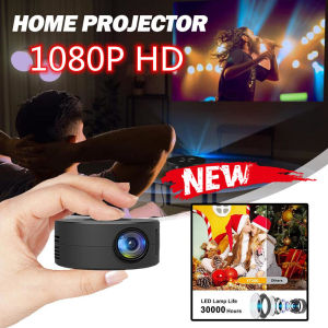 YT200 Projector Mini Portable 1080P LED Projectors Home Theater Media Player USB Screen Mirroring for iOS Android