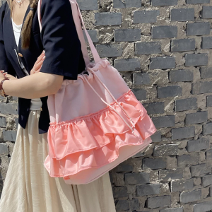 Mismi Rean Tote Bag Tas Selempang Wanita Tali Serut Shoulder Bag Rumbai Perempuan Korea Trendy - 49R