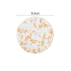 Mi.more Tatakan Cangkir Piring Rak Gold Susu Kopi Emas Anti Slip Untuk Dekorasi Meja Dapur / Heat Insulation Table Mat