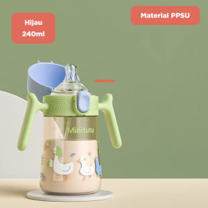 Momosee Botol Minum Anak 3IN1 Botol Susu PPSU Multifungsi Anti Kolik BPA Free 240ml/300ml BB29 BB30