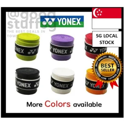 [SG FREE ] Yonex YY Badminton Racket Grip Overgrip AC102EX NonSlip PU Tennis Super Grap Badminton