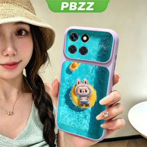 PBZZ Case for honor X8B X8A x8c x8d x6d x6c 4g X6B X6A X6S X6 X8 5G phone casing anxiety Softcase shockproof Cover new design aesthetic cute silvery Cartoon swimming for boys KNYC3