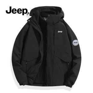 รถจี๊ปแจ็คเก็ตกีฬากลางแจ้งของผู้หญิงเสื้อแจ็คเก็ตเดินป่าแบบกันน้ำ3-In-1ที่ถอดออกได้บวกเสื้อโค้ทแบบหนากำมะหยี่กันลมและกันน้ำแจ็คเก็ตอเนกประสงค์สำหรับผู้หญิงเสื้อแจ็คเก็ตกันหนาวการปีนเขา