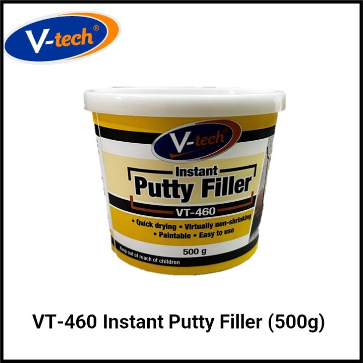 Vtech VT460 White Colour Wall Crack Instant Putty Filler 500g Gap