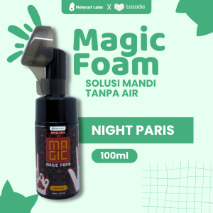 Grooming Instant MAGIC FOAM 100 ML Mandi Kering Dry Shampo Aman Terjilat Grooming Anti Reog