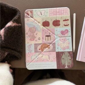 Apple Bear Tablet Case For iPad Pro 11 M2 M3 M4 M5 A16 2025 Air4 5 6 7 12.9/13/9.7/10.2/10.5/9.7in 5th 6th 7/8/9 10th 11th Cover2026
