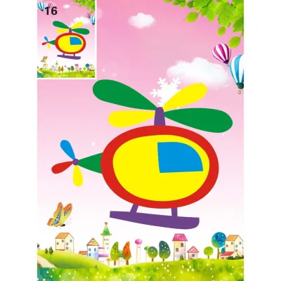 DIY Craft kids EVA Diy Art Craft Sticker Foam kids Children Fun Activity Party Gift Door Gift Kindergarten