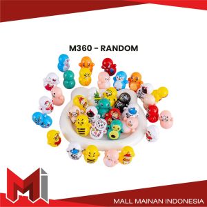 MallMainan-M360 Mainan Anak Stress Relief Toy Karakter Kartun / Mainan Boneka Goyang Joget Mini Lucu