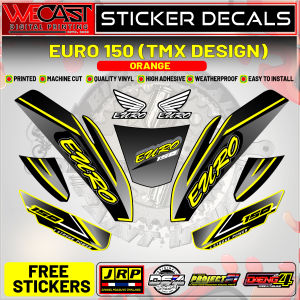 WECAST CUSTOMIZED EURO 150 WITH HEAD(TMX DESIGN)DECALS STICKER FOR MOTORCYCLE ACCESSORIES