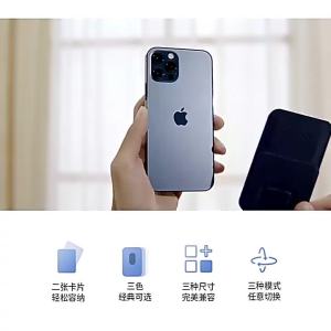 Wallet with Stand Phone Card Holder Leather Cover Case Magnetic For 13 12 Pro Max Back With Kickstand