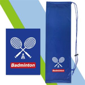 SOTOP Drawstring Pocket Badminton Racket Bag Flannel Cover Large Capacity Badminton Storage Case Badminton Accessories Protective Sleeve Tennis Racket Bags Racket Bag