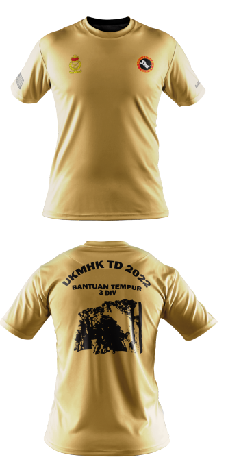 Sand Colour Plain Microfiber Jersey T-Shirt Jersi T-shirt