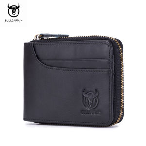 BULLCAPTAINRFID new mens leather wallet. Coin purse designer brand wallet clutch wallet
