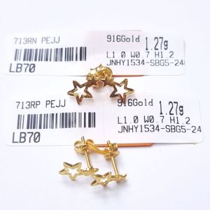 JIN JING SUBANG STAR EMAS 916 TULEN 1.27g