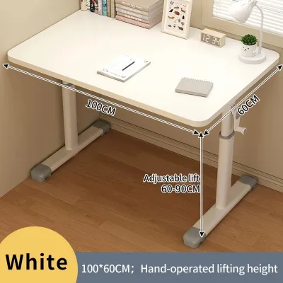 Adjustable Table Study Table Computer Desk Hand-Cranked LiftTable Height Adjustable For Home Office