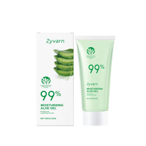 Zyvarn 99% Aloe Gel for Repairing Sunburn Damaged Skin Antioxidant Even Skin Tone Moisturizing Soothing Anti Acne Brightening Face Care(100g)