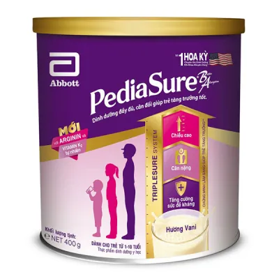 Sữa Bột Abbott PediaSure BA Vani Hộp 400g