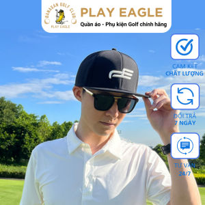 Mũ thể thao chơi Golf Banasan Golf Club màu đen thoáng mát thấm hút mồ hôi