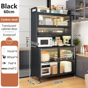 NINI Kitchen Rack With Hole Board | Multi-function electrical appliances storage cabinet | Kitchen organizer rack shelf | Rak Kabinet Dapur