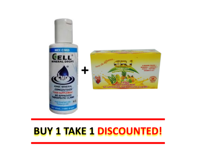 HCI CMD CELL MINERAL DROPS 65ML + CELLBIOJUICE